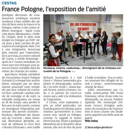 article expo Sud Ouest