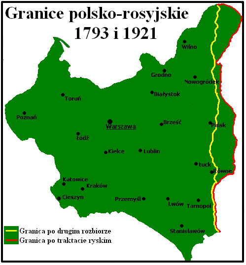 frontiere est 1921
